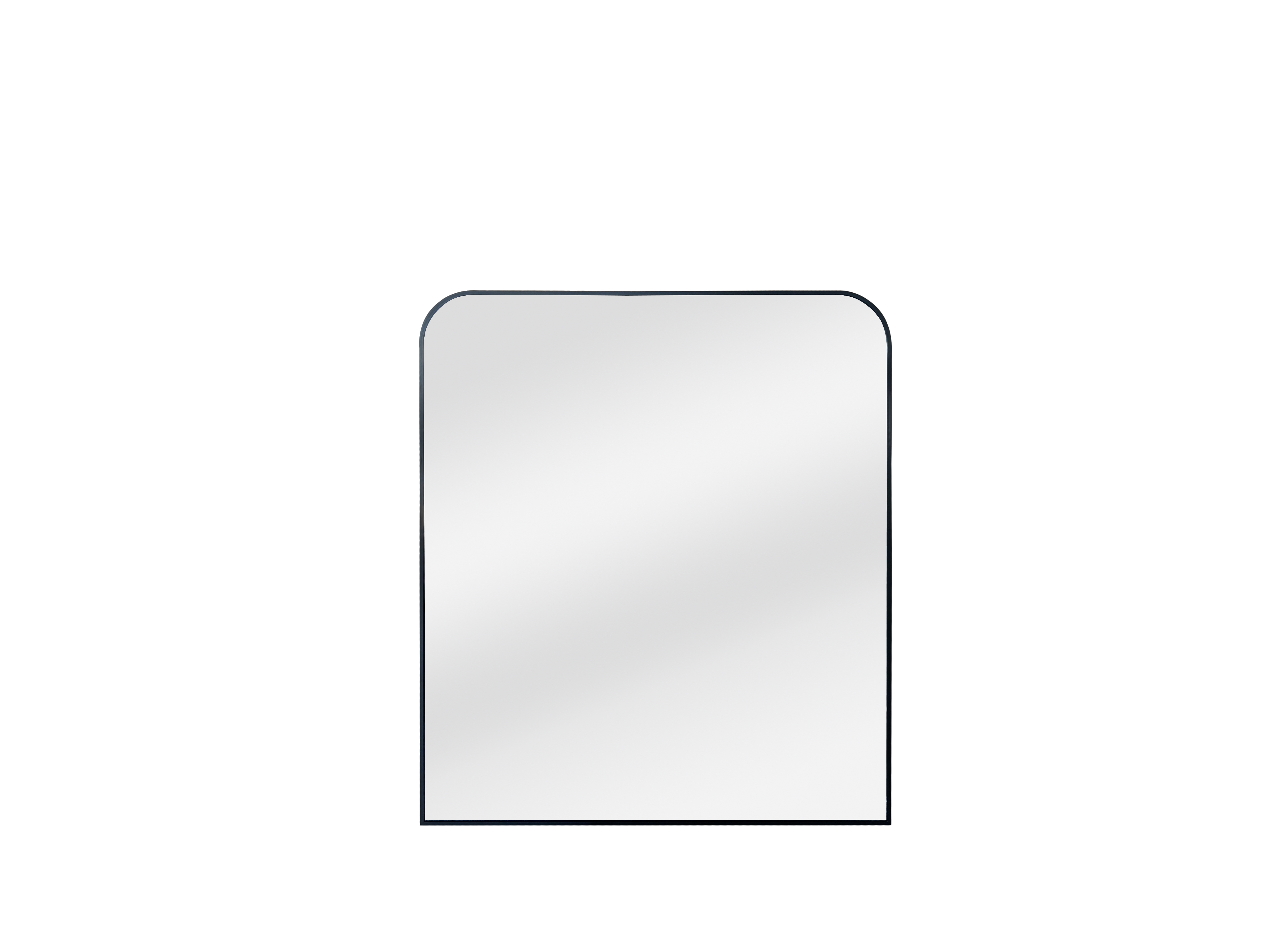 Hazel Wall Mirror: Black Frame